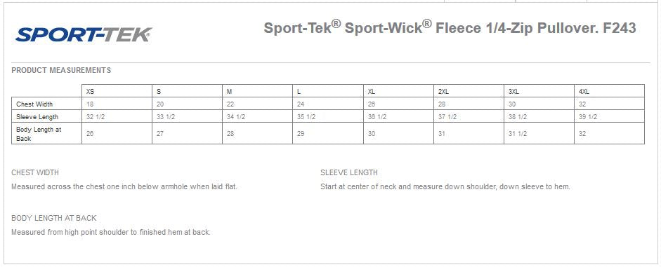 Sport-Wick® Fleece 1/4-Zip Pullover F243