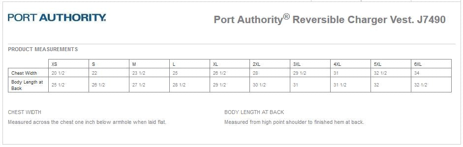 Reversible Charger Vest J7490